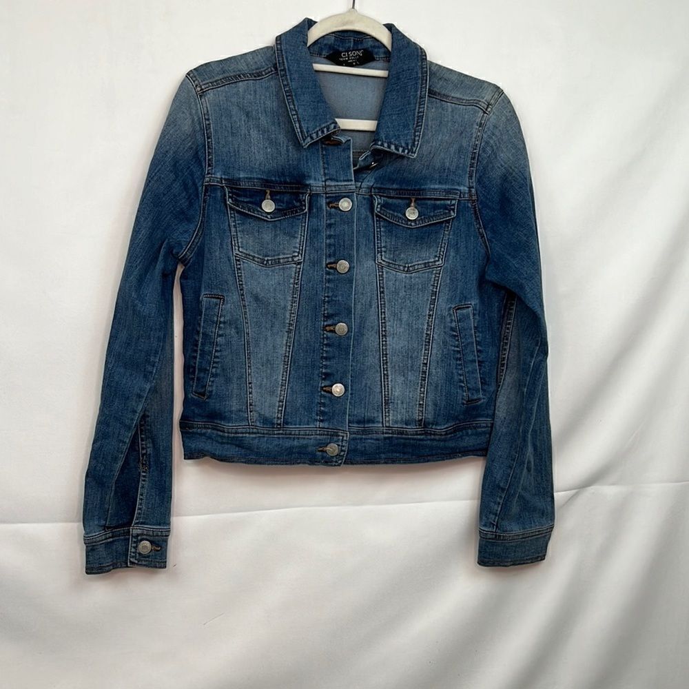 Ci Sono blue denim jean jacket size medium EUC
